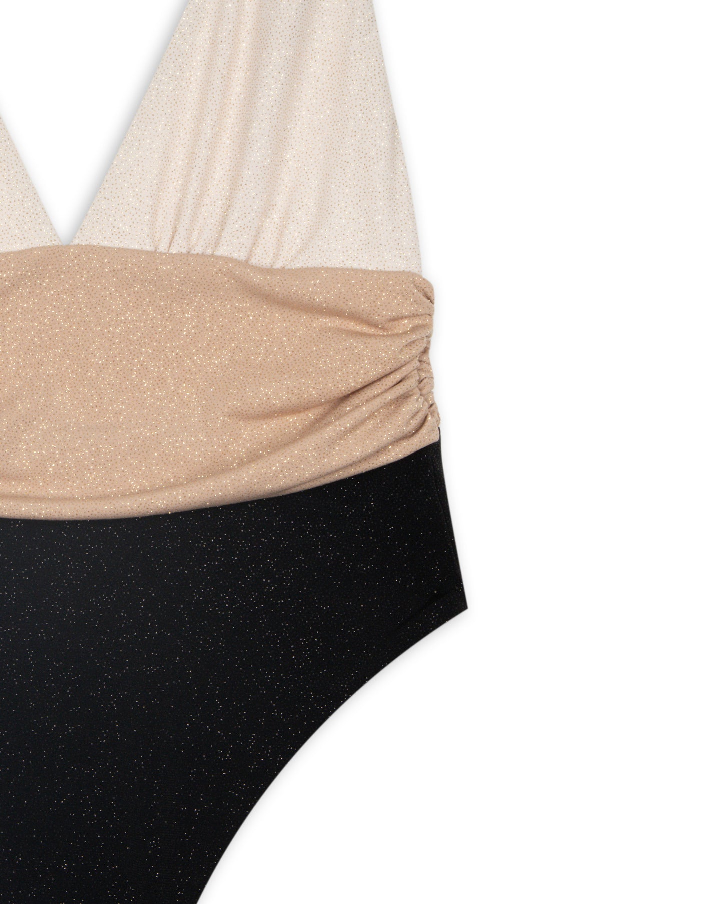 Costume intero tricolore glitter LIBRA