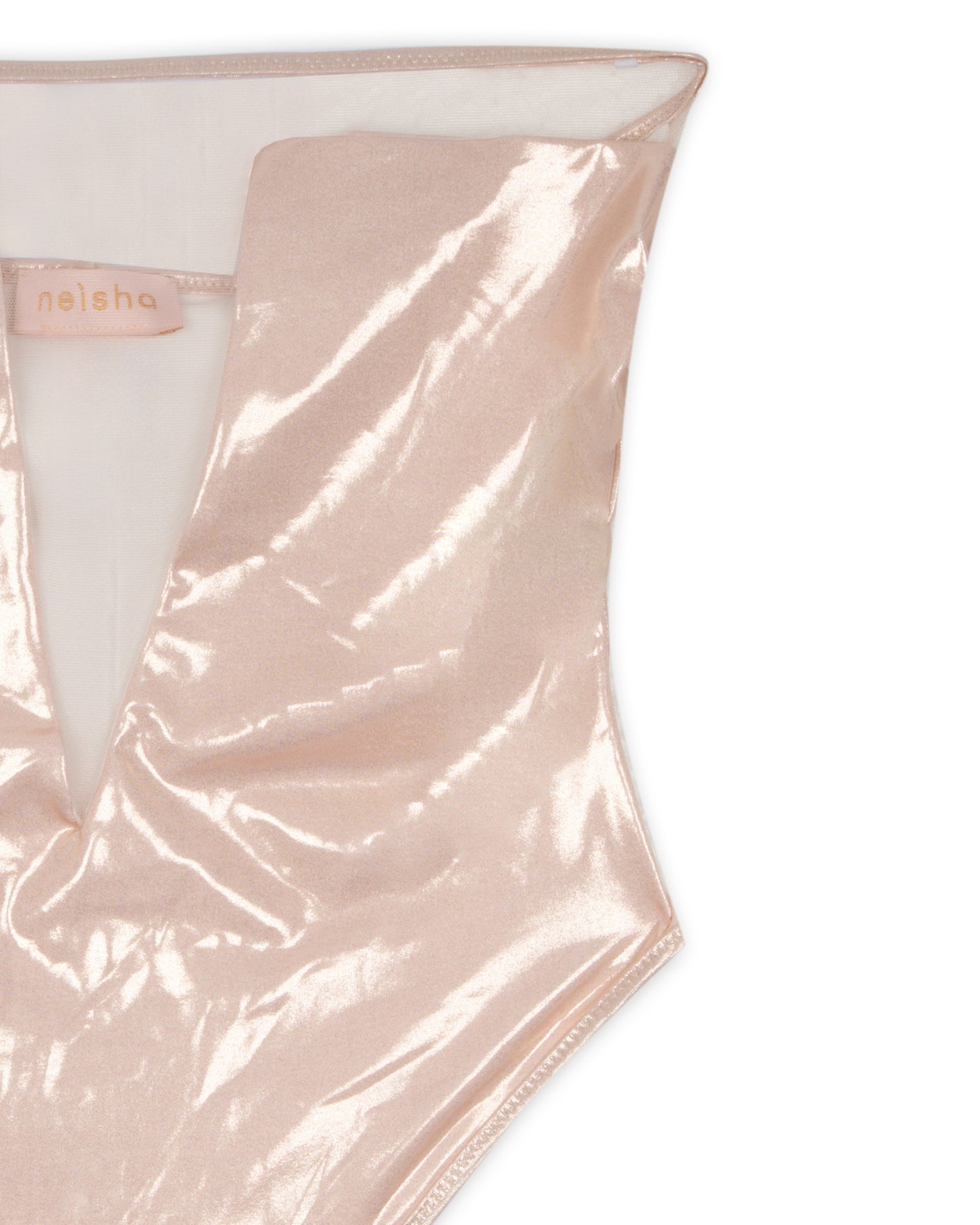 Tulle foil bikini swimsuit