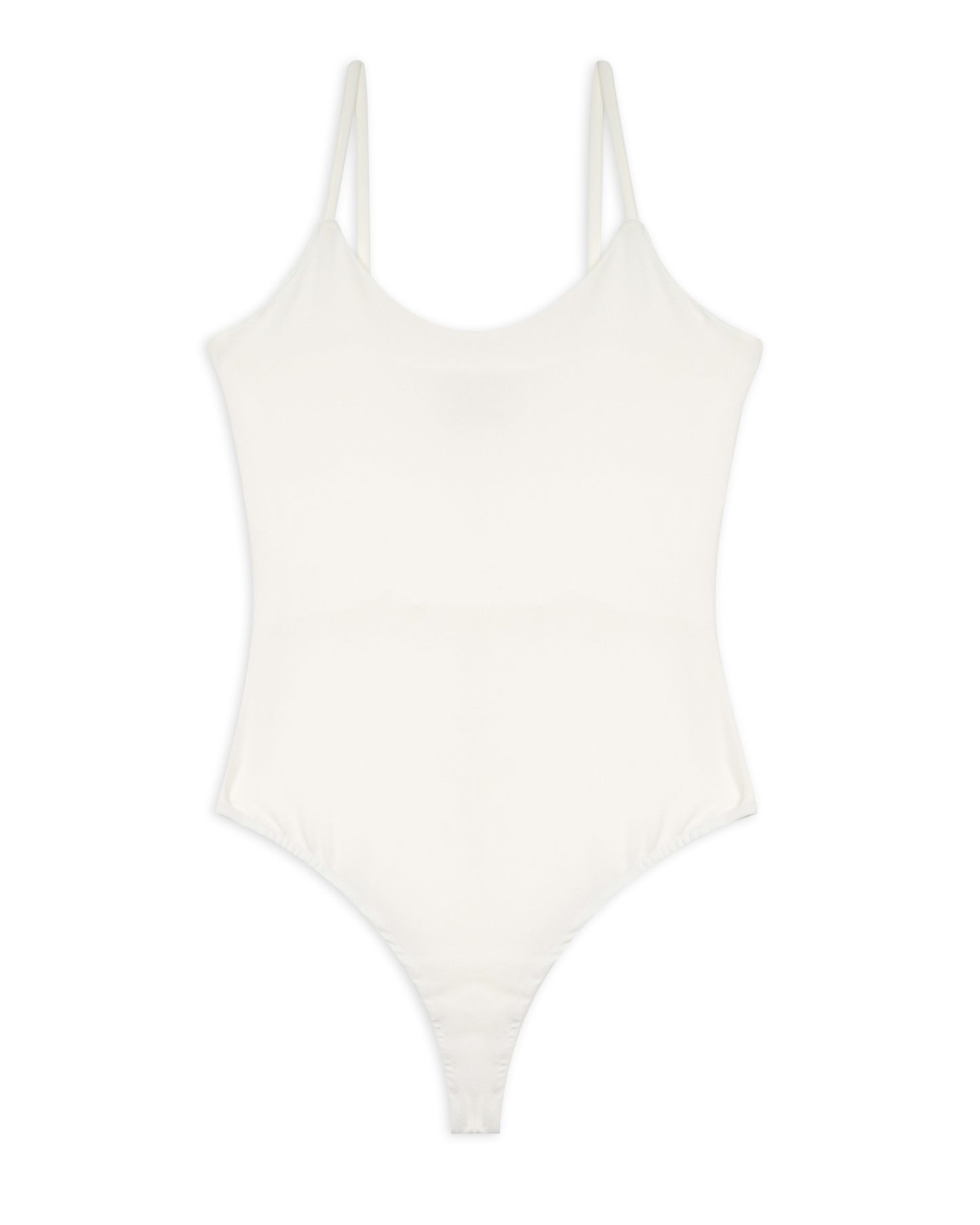 Body con bretelline bianco