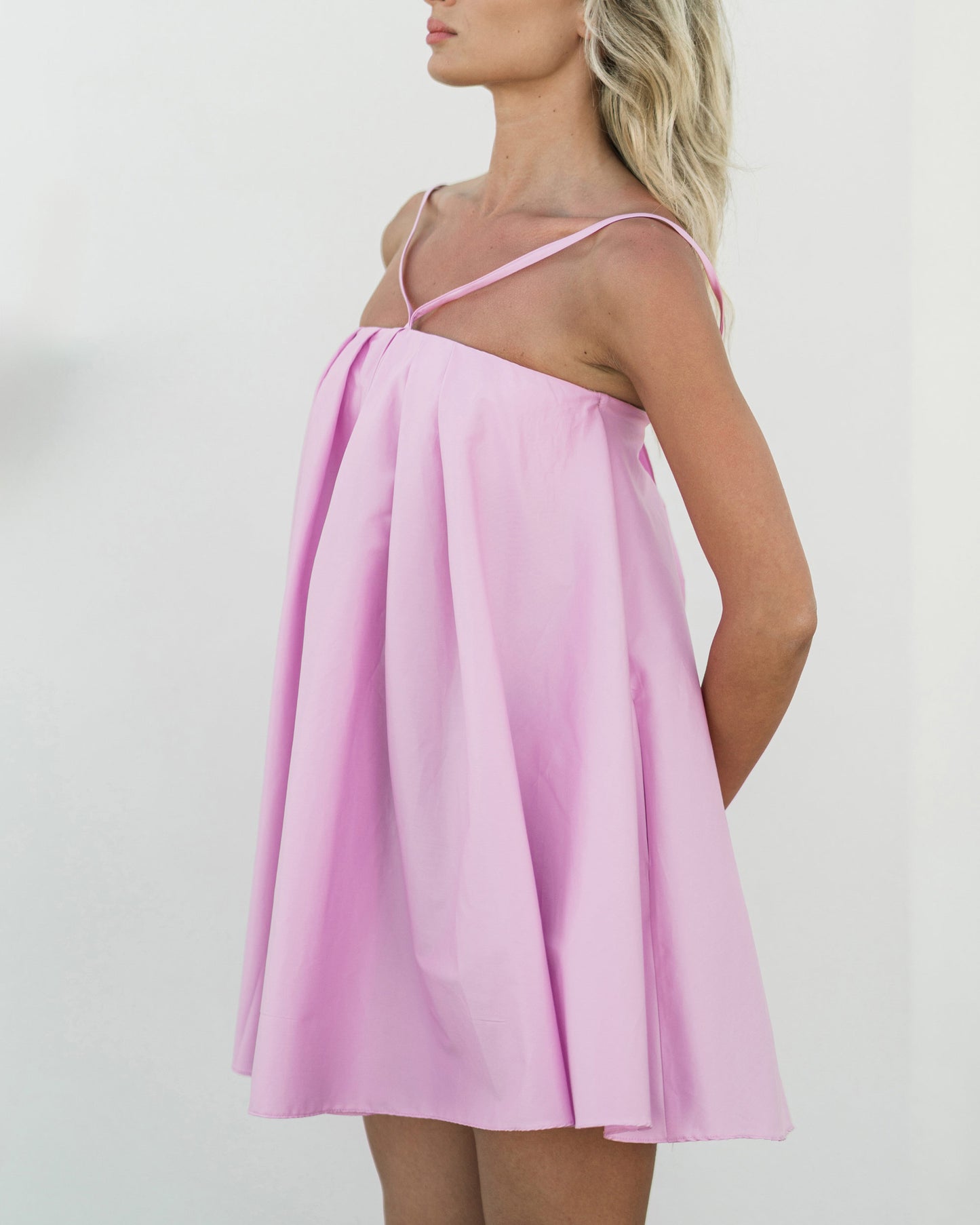 Abito mini in cotone barbie